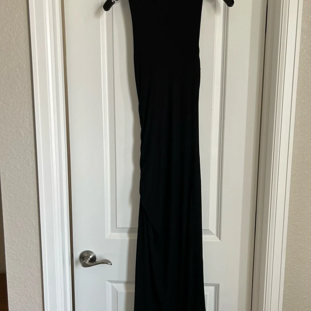 Alexander Wang Black Midi Fitted Dress ( Ultra Stretchy) - Picture 9 of 9